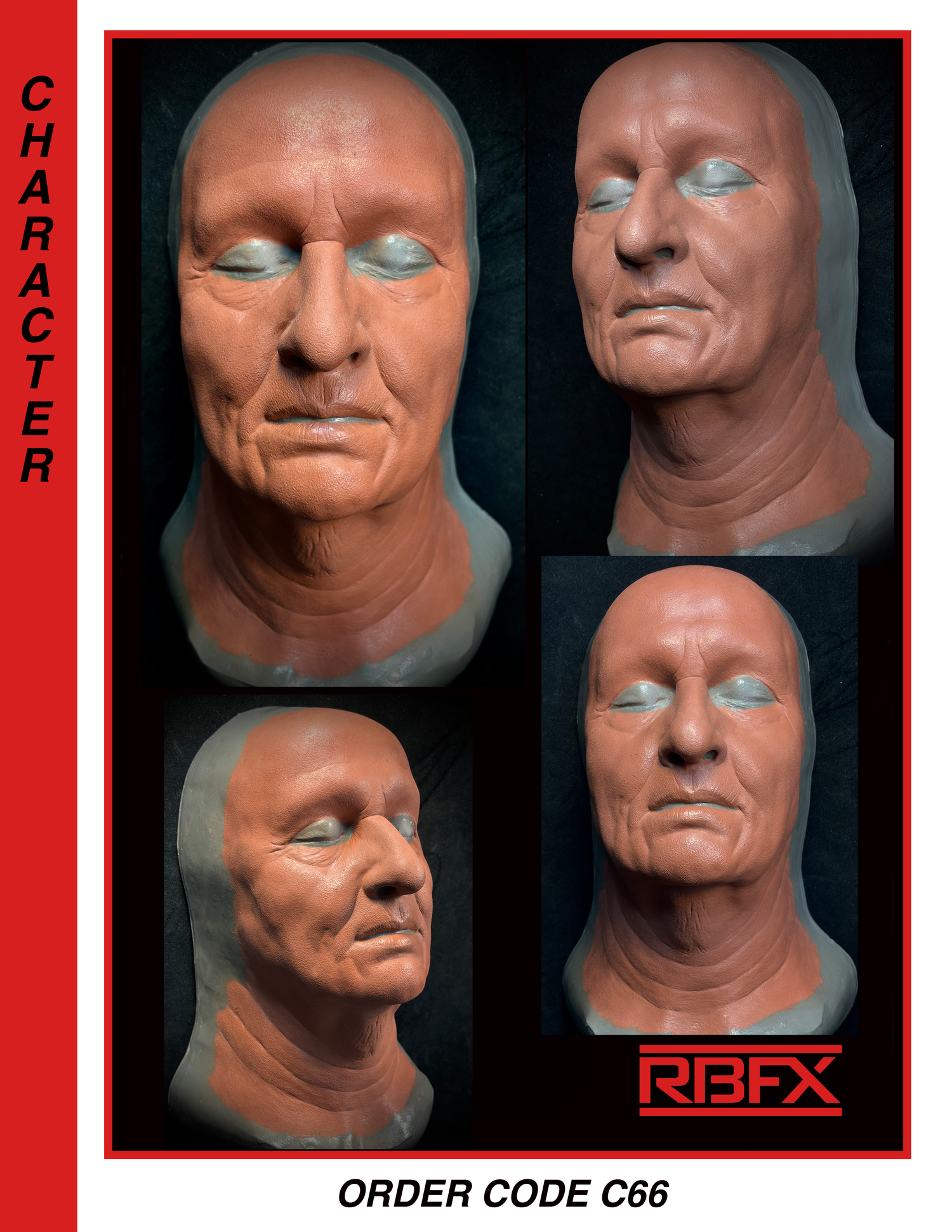 C66 - DOUBTFIRE/OLD MAN/ OLD WOMAN- Foam Latex