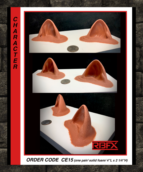 CE15 - CAT/ ANIMAL EARS - FOAM LATEX
