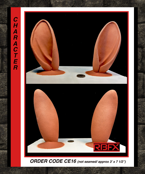 CE16 - EARS/ RABBIT/ KANGEROO / ANIMAL - FOAM LATEX