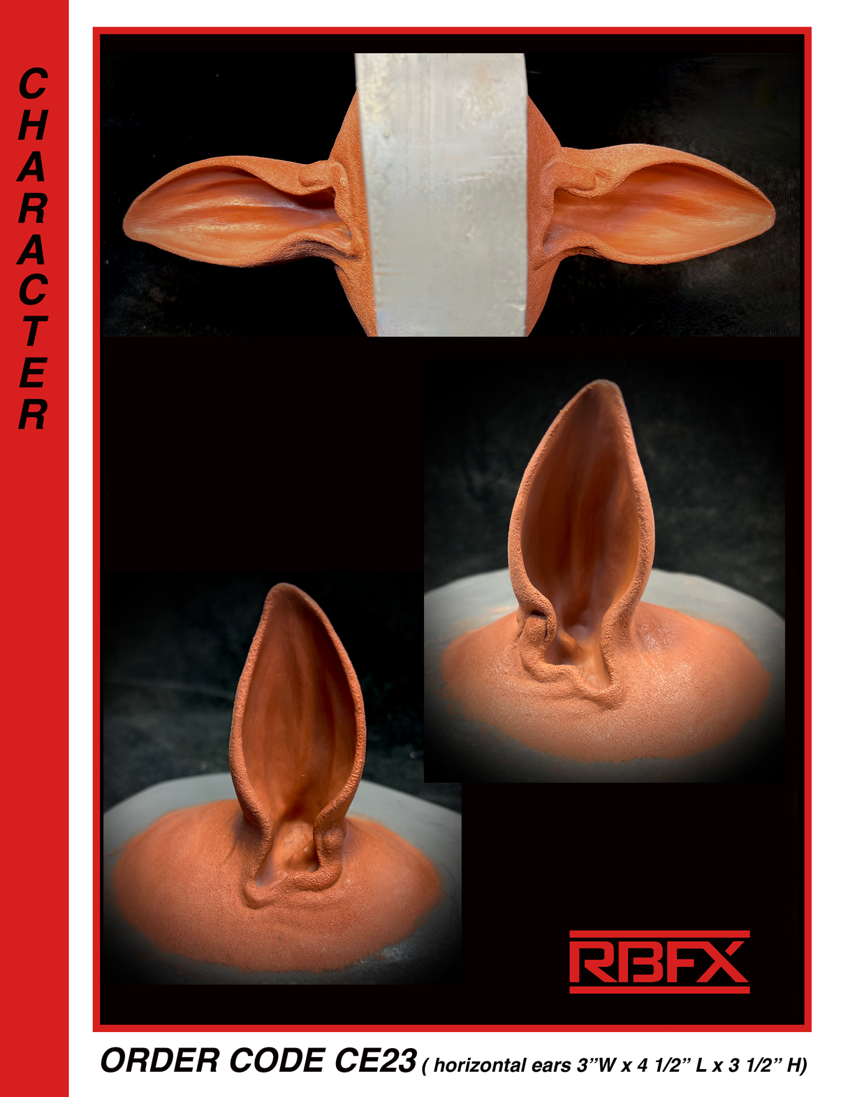 CE23 - GOAT EARS/ ANIMAL/DEMON - Foam Latex