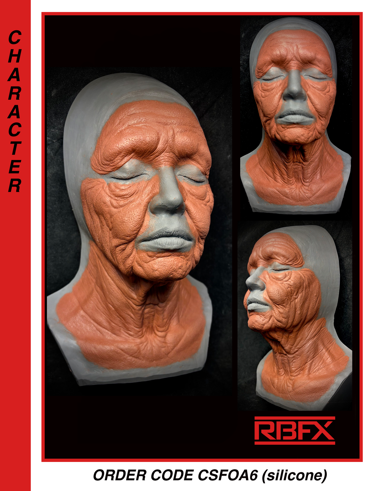 CSFOA6 - FEMALE OLD AGE - SILICONE