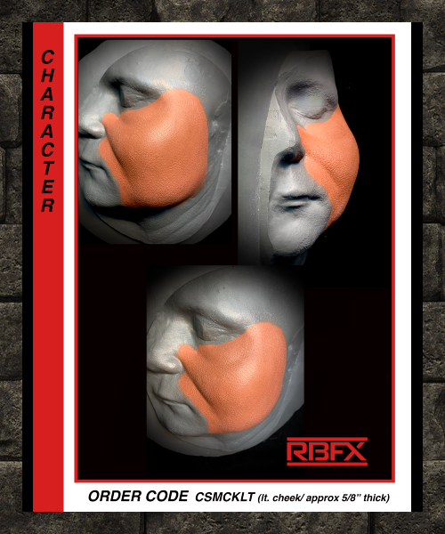 CSMCKLT(SILICONE)- LT. CHEEK/SWOLLEN - Silicone