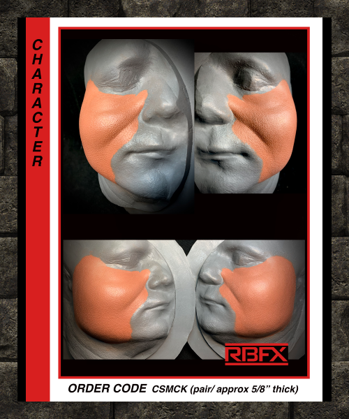 CSMCK(SILICONE) - SWOLLEN / CHUBBY CHEEKS LEFT & RIGHT - Silicone