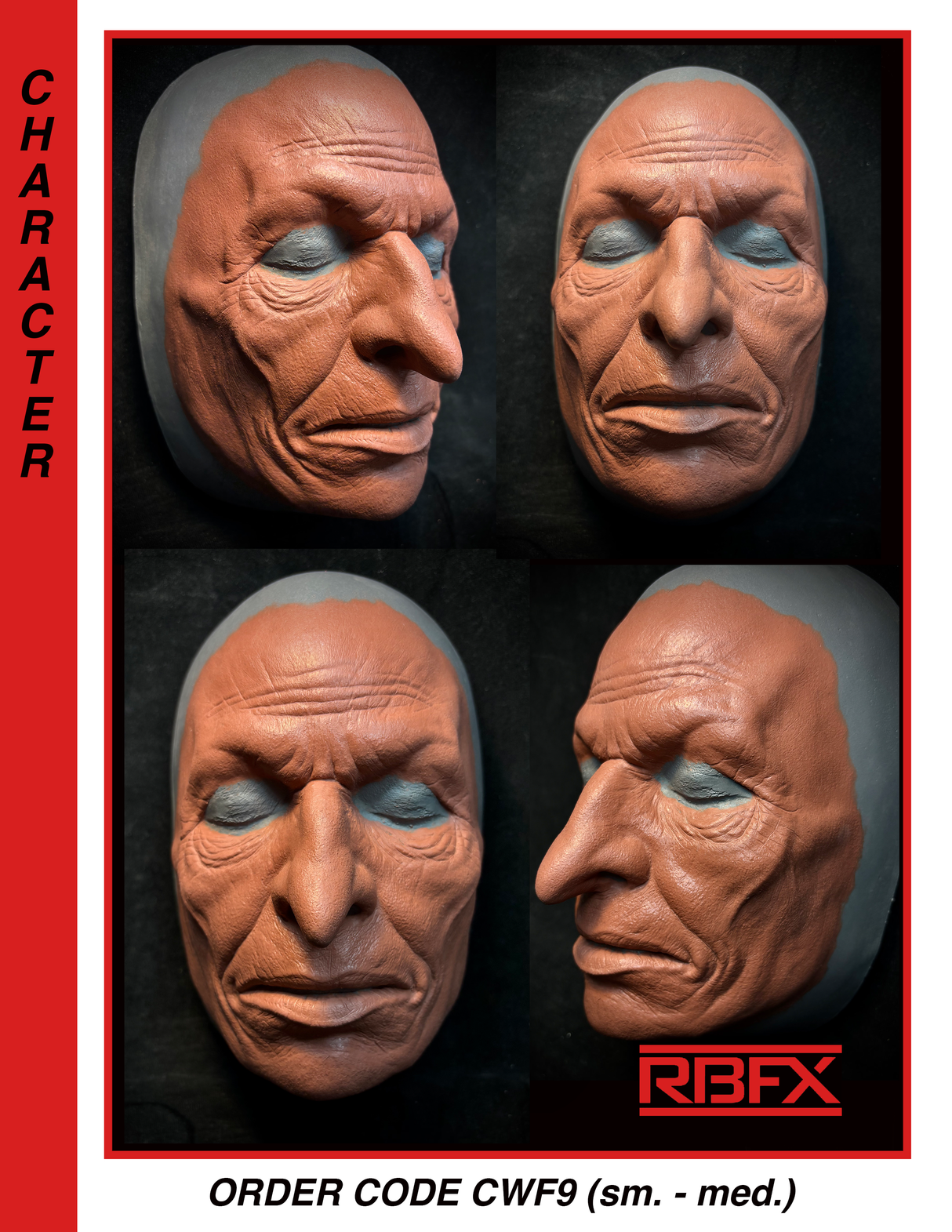 CWF9 - Goblin/ Witch/Orc/Monster - Foam Latex