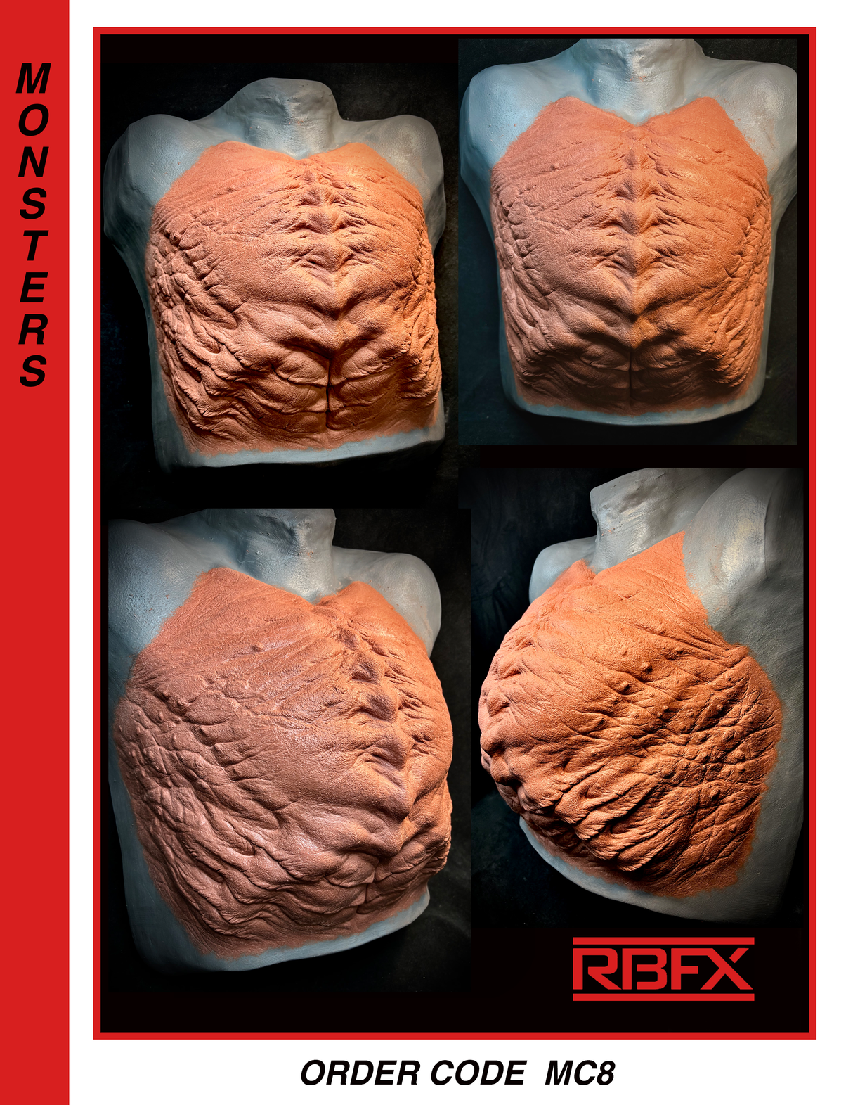 MC8 -Creature/ Monster/ Aquatic/ Alien - Foam Latex