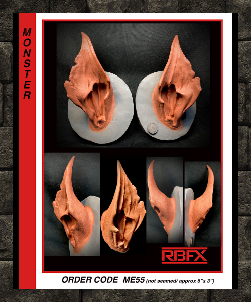 ME55 - EARS/ WEREWOLF/ CREATURE/MONSTER/ALIEN - Foam Latex