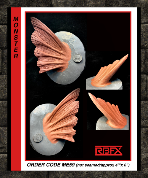 ME59 - MERMAID/ MERMAN/ FISHMAN/ FINS/ EARS - Foam Latex