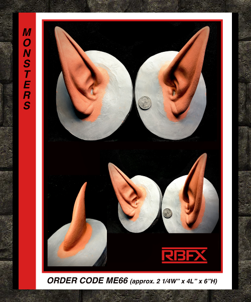 ME66 -Big Alien Ears/ Monster/Creature - Foam Latex