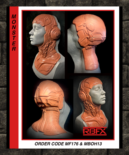MF176 & MBOH13 - ROBOT/ CYBORG/ MECHA/ ALIEN - Foam Latex