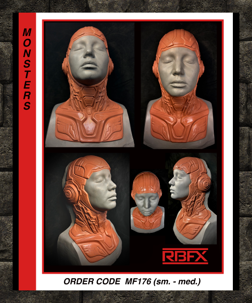 MF176 (SM. - MED.) - CYBORG/ ROBOT/ MECHA/ SPACEGIRL/ ALIEN - Foam Latex