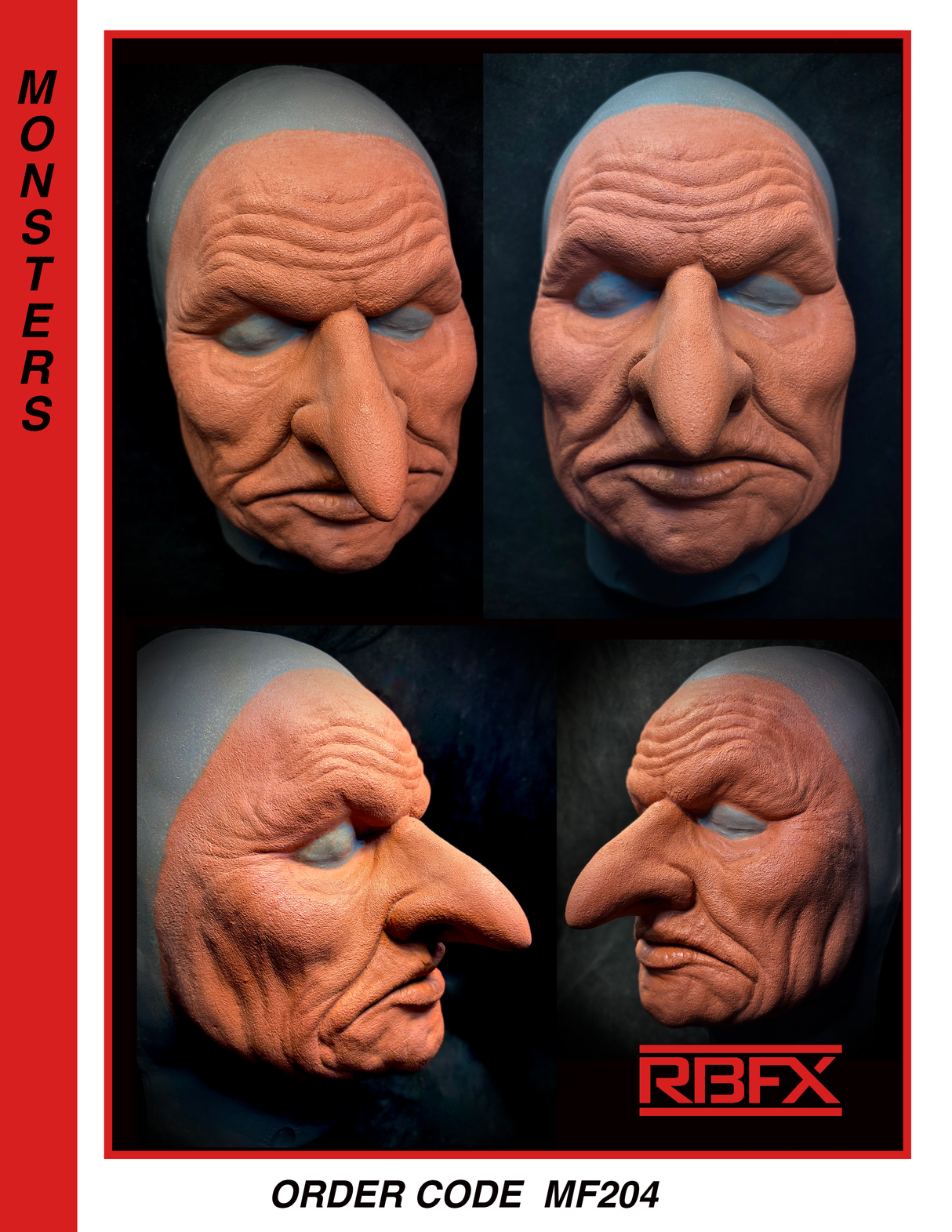 MF204 - GOBLIN/ LEPRECHAUN/ WITCH - Foam Latex