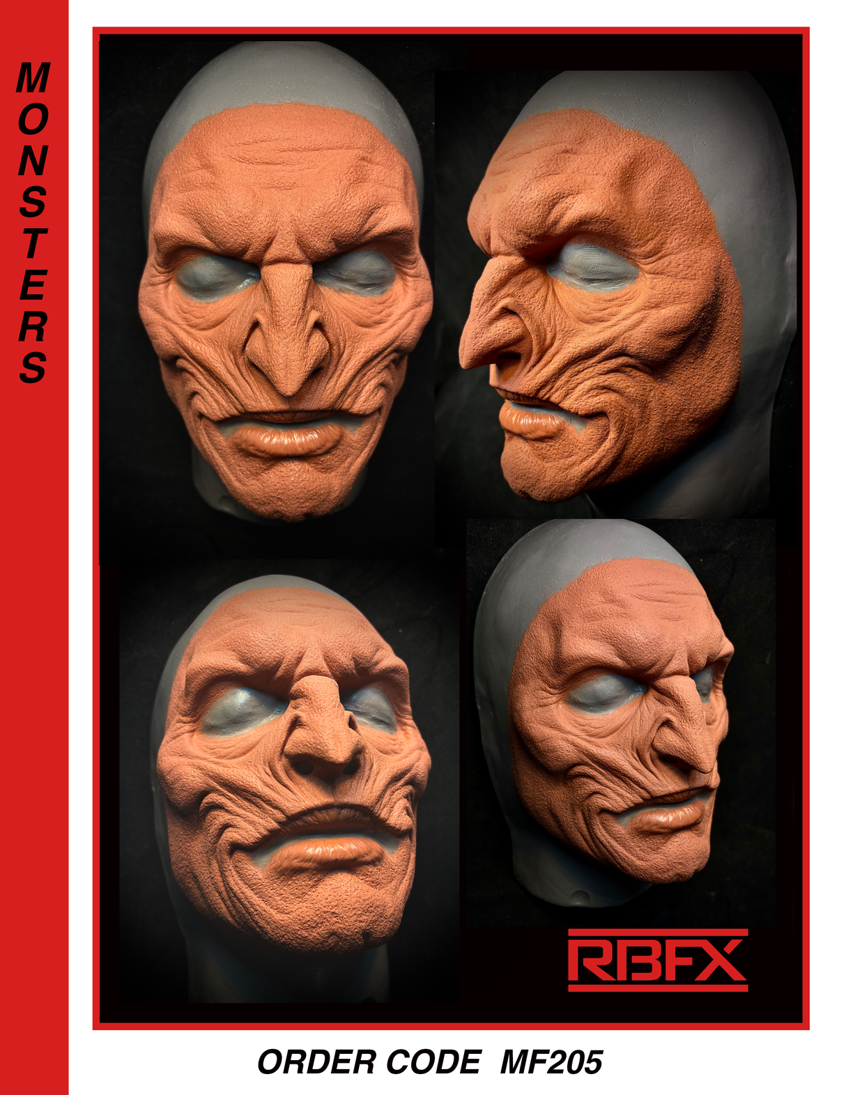 MF205 - MONSTER/DEMON/VAMPIRE - Foam Latex