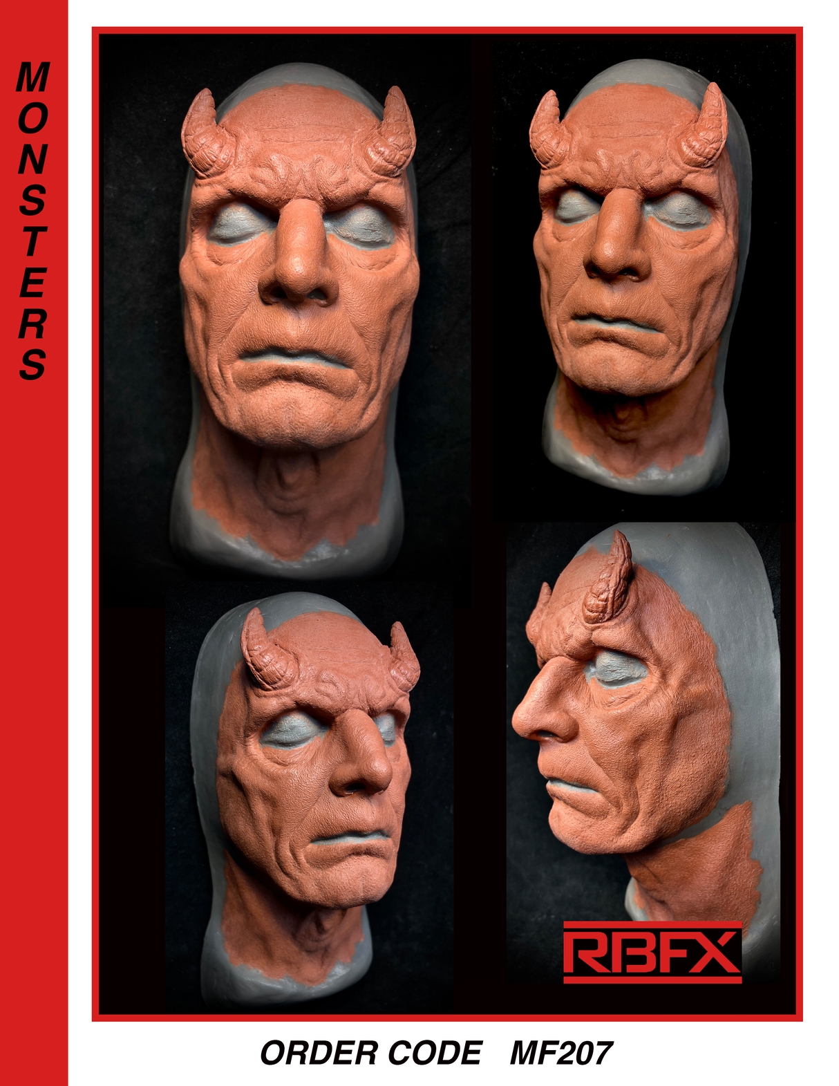 MF207 - DEMON/ DEVIL/MONSTER- Foam latex