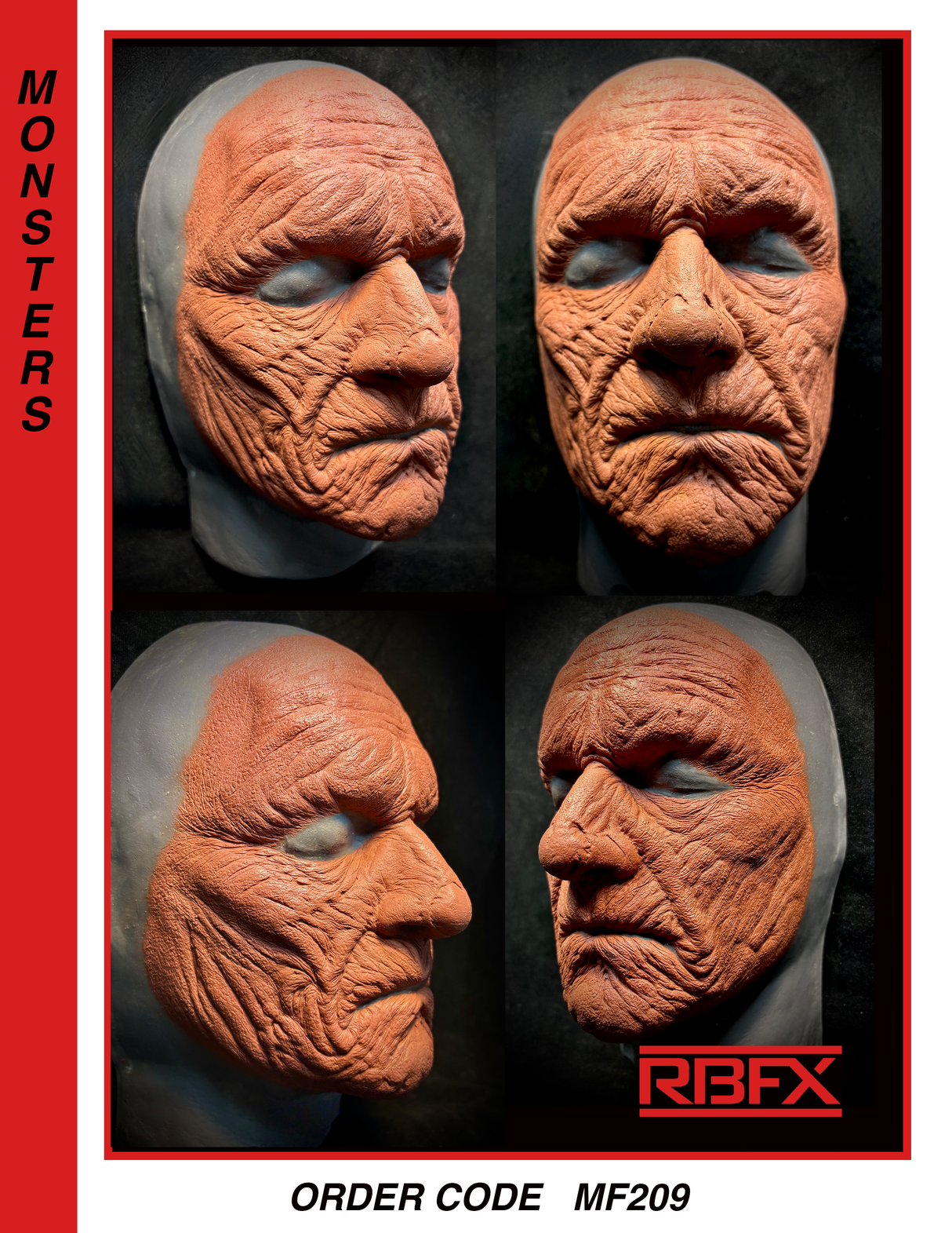 MF209 - MUMMY/ MONSTER / ZOMBIE - Foam Latex