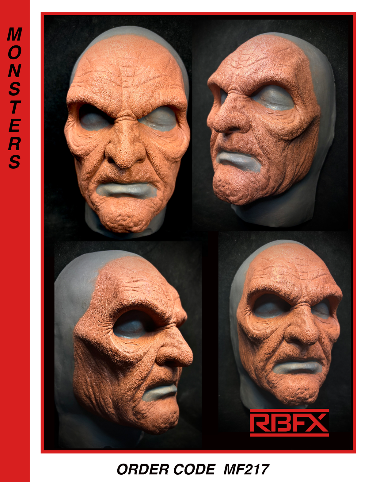 MF217 - DEMON/MONSTER/VAMPIRE - Foam Latex