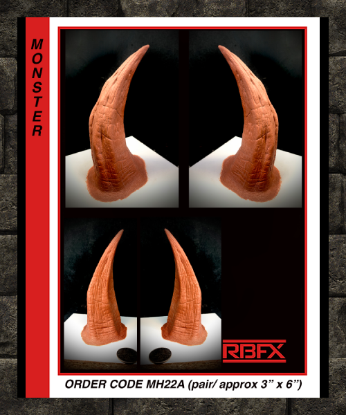 MH22A – Large Horns/ Devil/Demon/Creature/Monster - Foam Latex