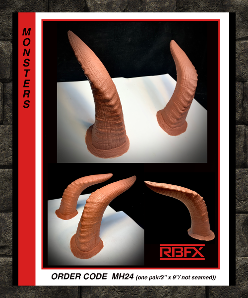 MH24 - LARGE HORNS/DEVIL/ DEMON/ANIMAL - Foam Latex
