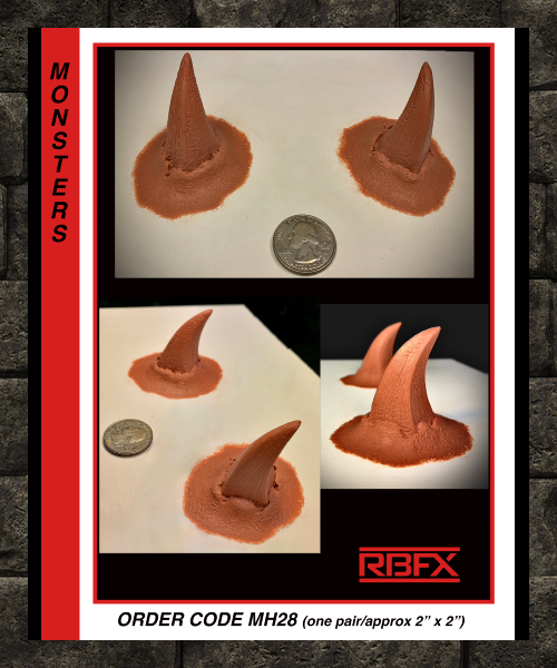 MH28 - HORNS/ DEVIL/ DEMON/ ANIMAL - Foam Latex