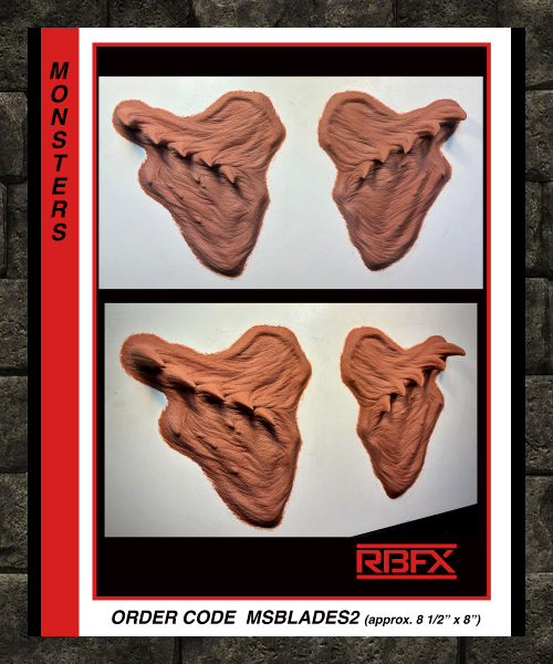 MSBLADES2 - MONSTER/ CREATURE/DEMON/ ALIEN/ INSECT/ SHOULDER BLADES