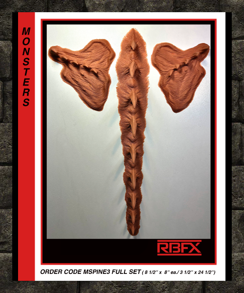 MSPINE3 FULL SET - MONSTER/ CREATURE/ DEMON/ REPTILE/ ALIEN/ INSECT/SPINE/ SHOULDER BLADES