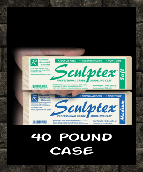 Sculptex Clay 40lb Case
