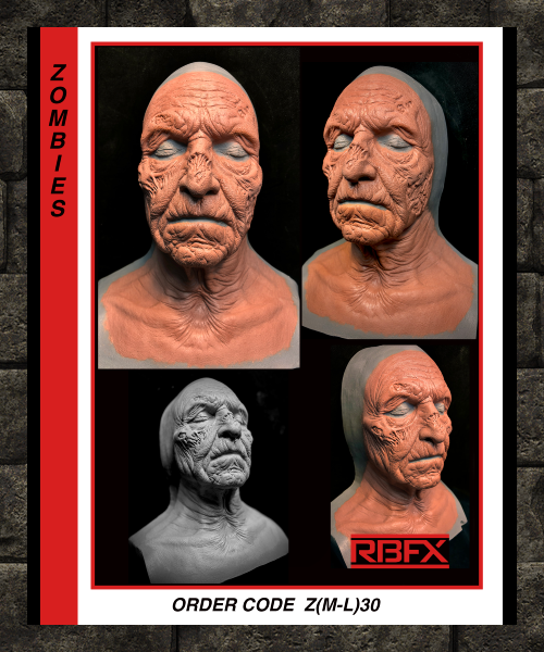 Z(M-L)30 - ZOMBIE/ GHOST/GHOUL - Foam Latex
