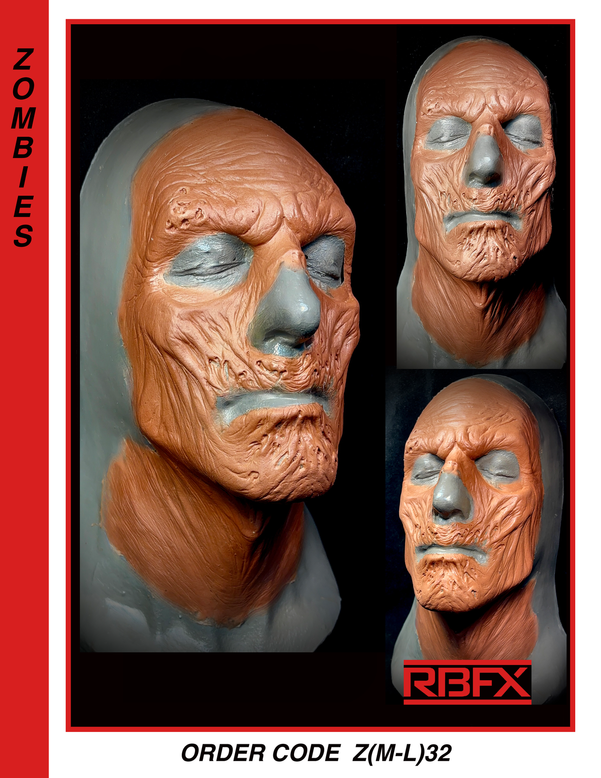 Z(M-L)32 - Zombie - Foam latex