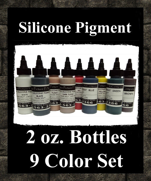 MPFX Silicone Pigment 2oz Set ( 9 Colors ) (7524243931394)