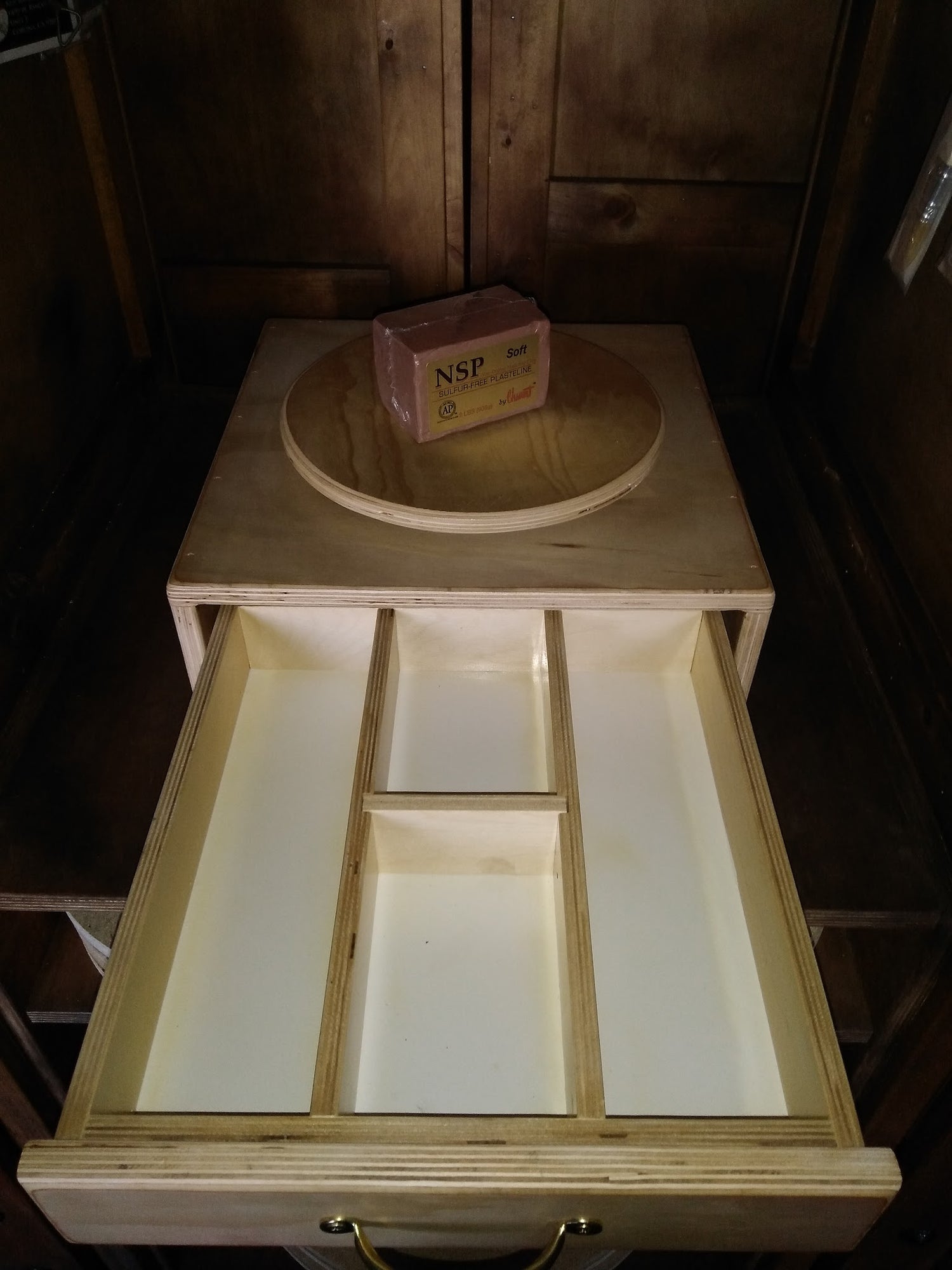 Sculpting Drawer with 12 inch Turntable (7524181999874)