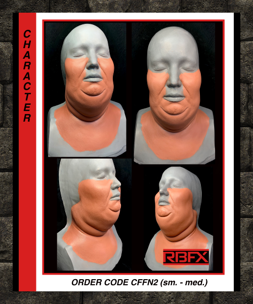 CFFN2 - sm. - med female fat - overweight cheeks & neck wrap - Foam Latex (7524435689730)