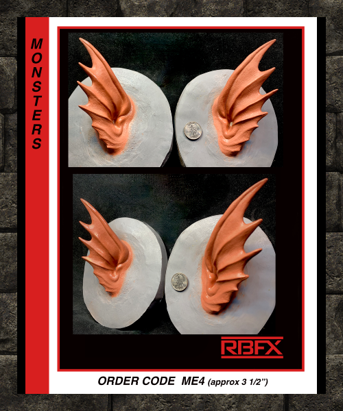 ME4 - EARS/ FANTASY/ MONSTER/ MERMAID/CREATURE - Foam Latex