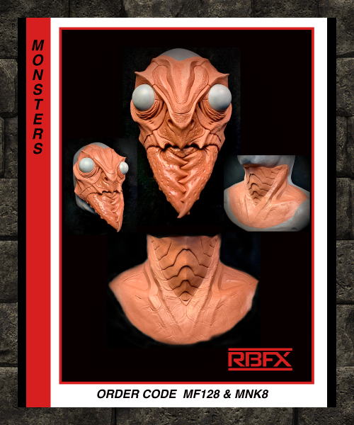 MF128 & MNK8 - INSECT/ ANT/ BUG/ ALIEN/ CREATURE/ MONSTER - Foam latex