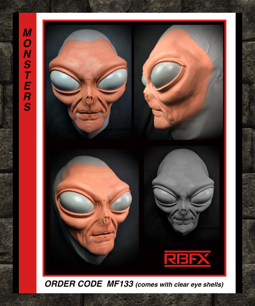 MF133 - ALIEN/ GREY ALIEN - Foam Latex