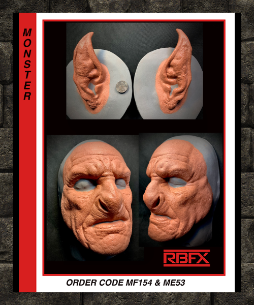 MF154 & ME53 - ORC/ ALIEN/ CREATURE/ MONSTER - Foam Latex