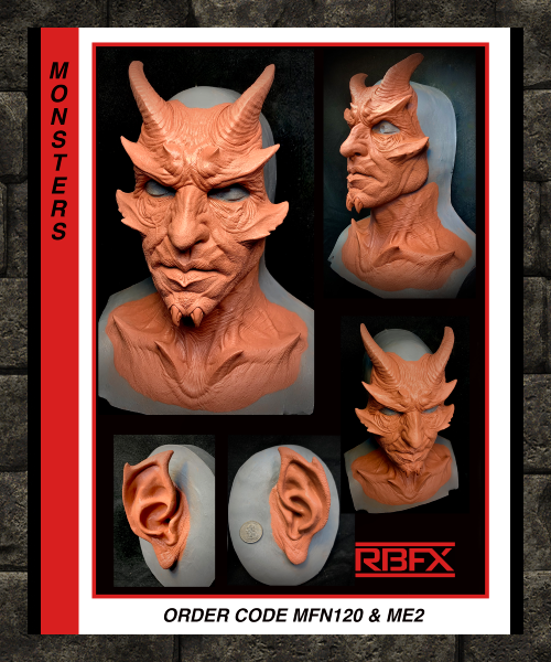 MFN120 & ME2 - DEVIL- DEMON- MONSTER - FOAM LATEX (7524451483906)