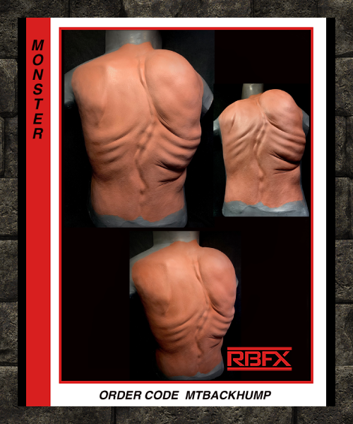 MTBACKHUMP- HUMPBACK/ SCOLIOSIS/ WITCH/ MONSTER - Foam Latex