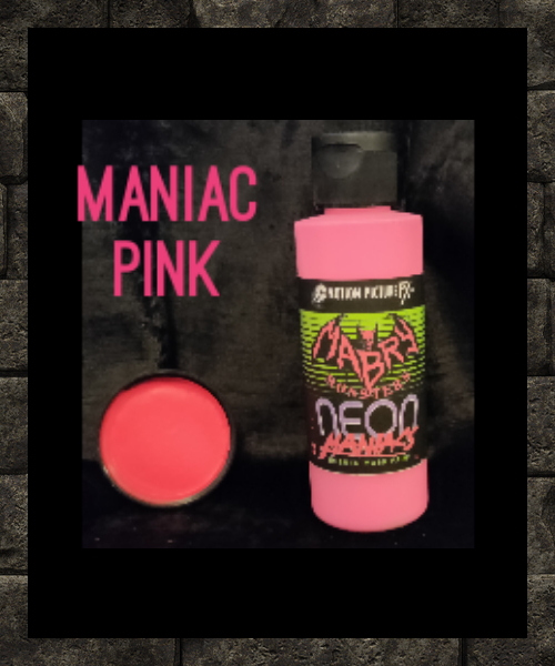 Neon Maniacs Rubber Mask paint 4 oz Set