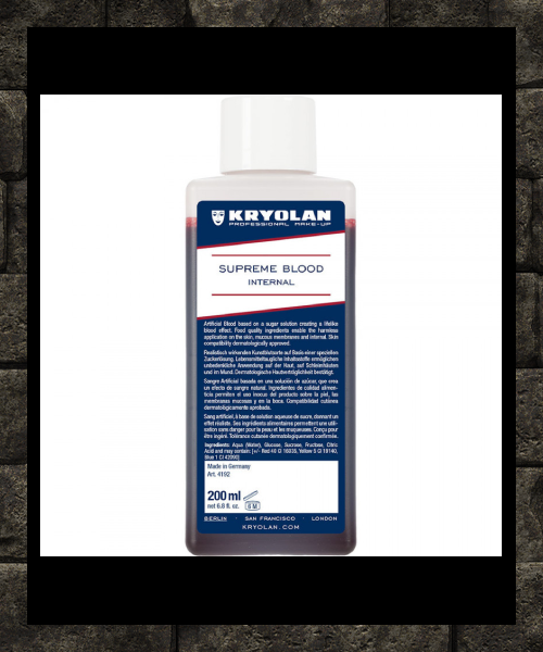 Kryolan Supreme Blood Internal - Dark (Mouth Blood) 200ml