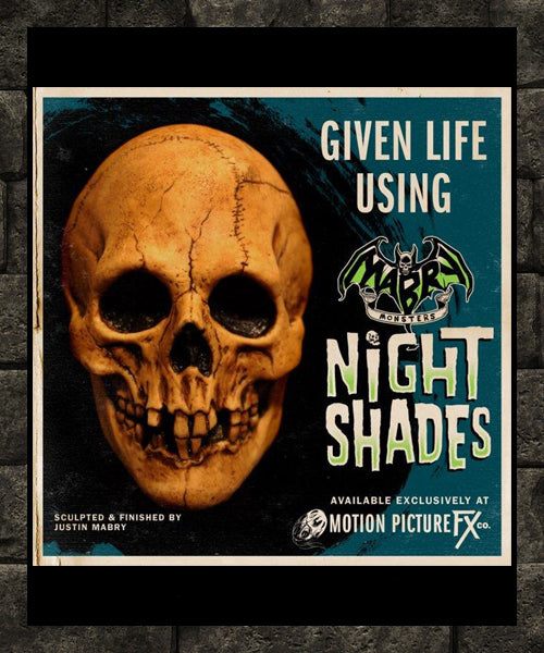 NIGHT SHADES Rubber Mask Paint 2 oz SET *US Ground SHIPPING INCLUDED* (7524362846466)