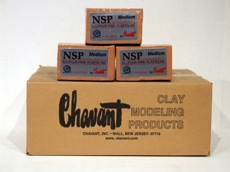 NSP Chavant Clay 2lb Soft Brown or Green (7523817029890)