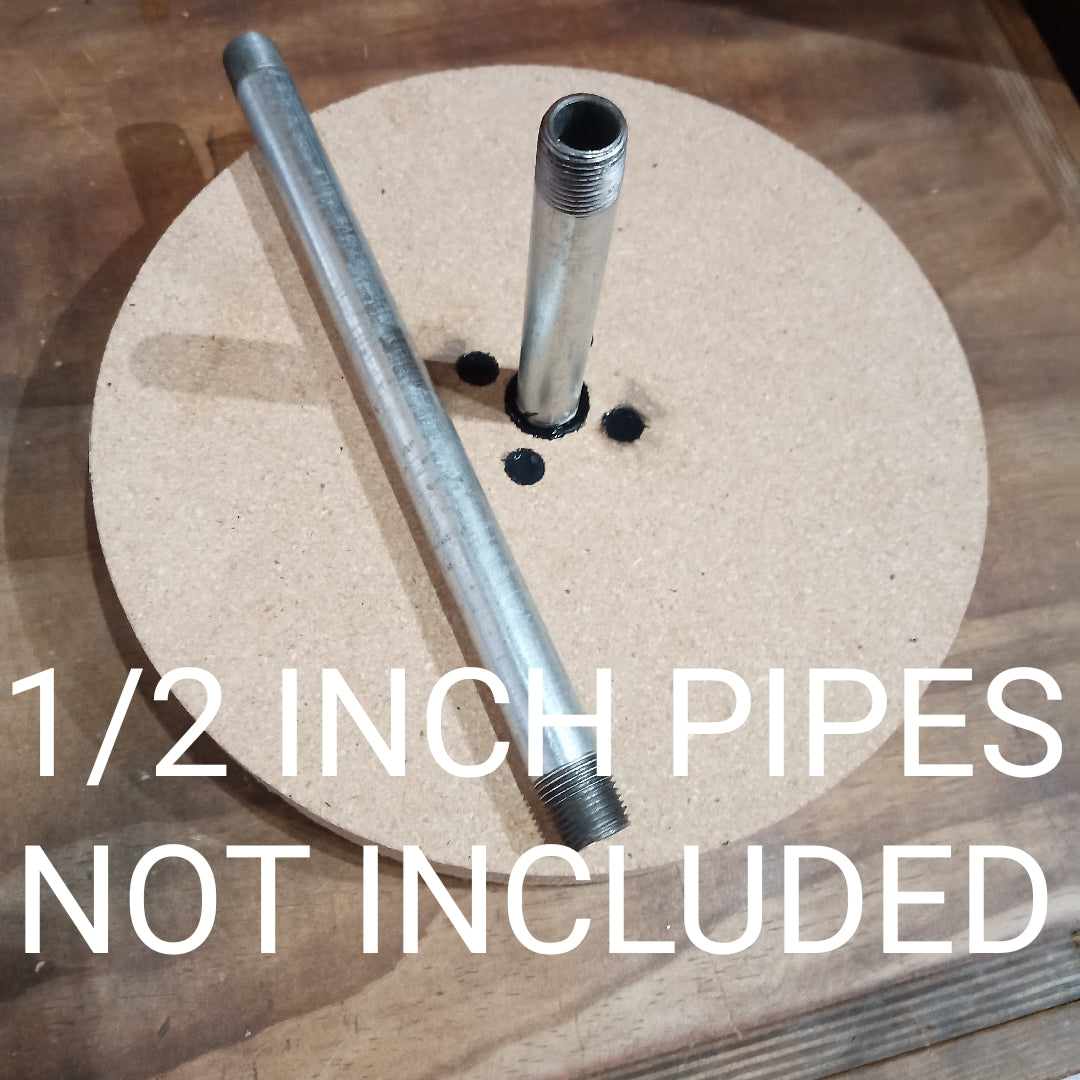 Turntable  Deluxe Heavy Duty:  18 inch with built-in 1-2 Pipe flange (7524407968002)