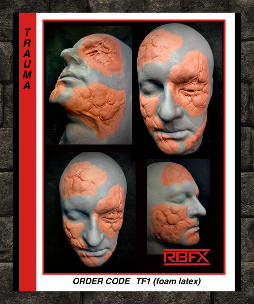 TF1 - TRAUMA/ BATTLE WOUNDS/ DISFIGURED - Foam Latex