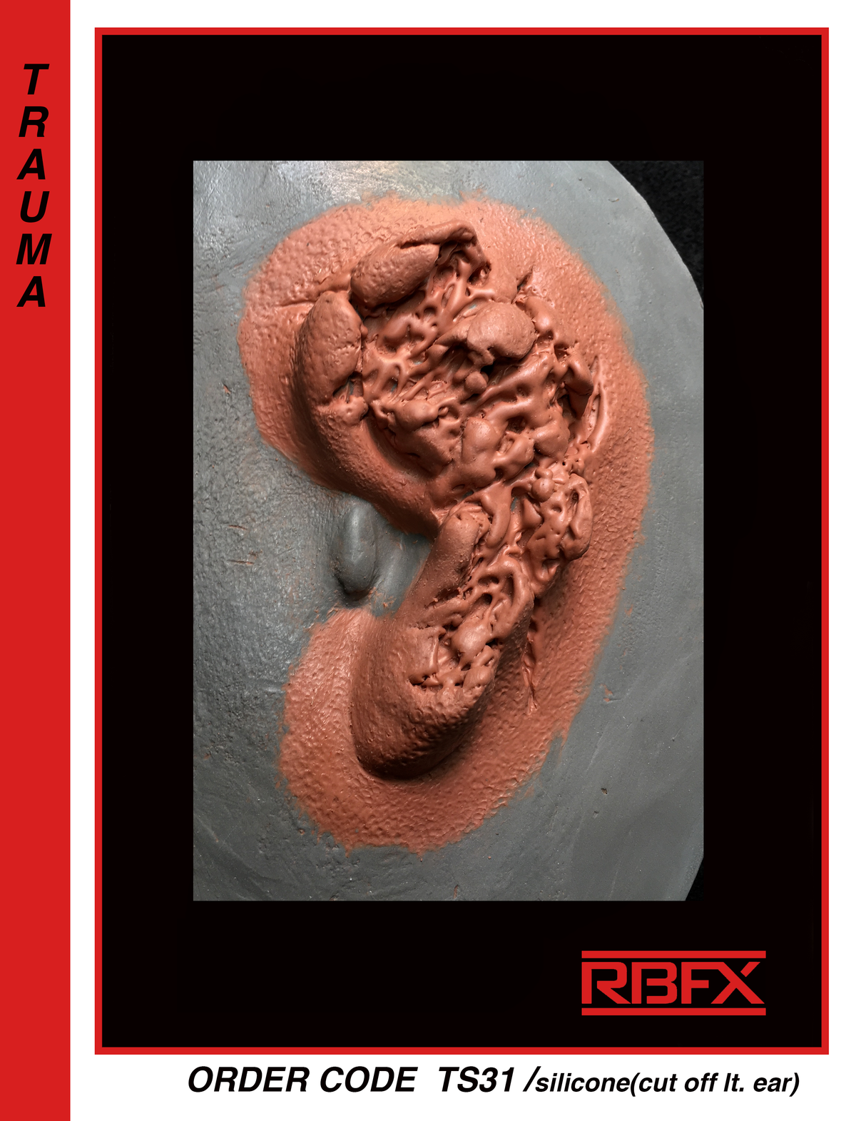 TS31 -Cut off Left Ear - Silicone (7524130029826)