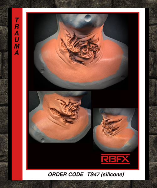 TS47 - TORN NECK/ GORE/ SEVERE TRAUMA - Silcone
