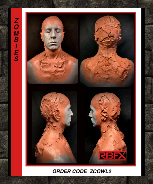 ZCOWL2 - ZOMBIE/ CORPSE - Foam latex