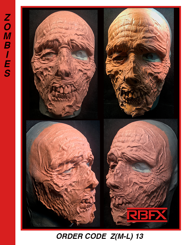 Z(M-L)13 ZOMBIE PROSTHETIC Medium-Large - Foam Latex (7524103717122)