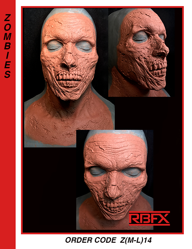 Z(M-L)14 ZOMBIE PROSTHETIC Medium-Large - Foam Latex (7524106797314)