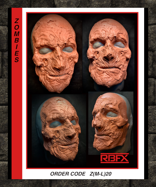 Z(M-L)20 ZOMBIE PROSTHETIC Medium-Large - Foam Latex (7524408623362)