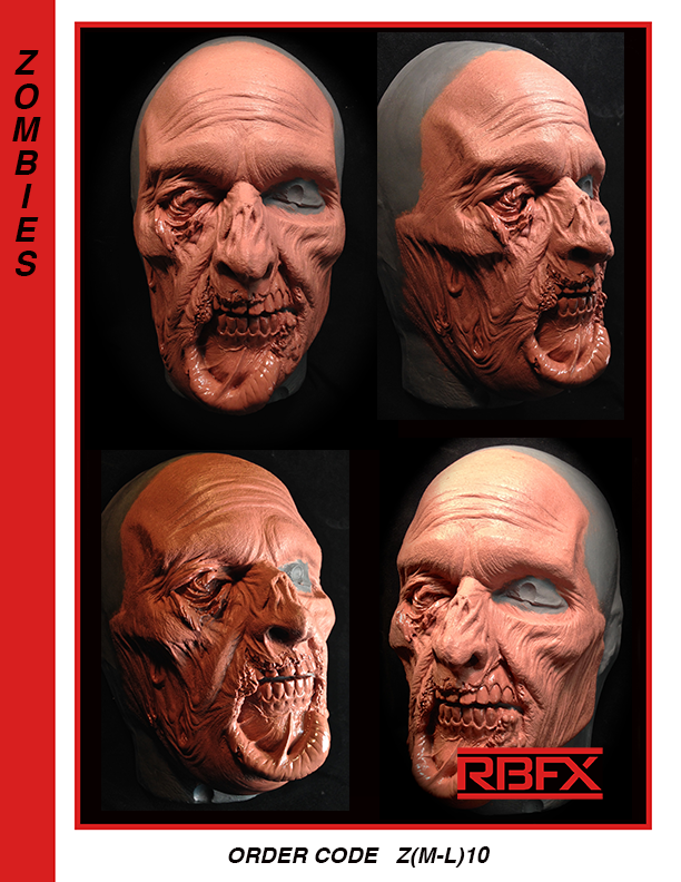 Z(M-L)10 ZOMBIE PROSTHETIC Medium-Large - Foam Latex (7524000366850)