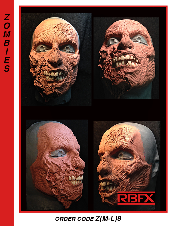Z(M-L)8 ZOMBIE PROSTHETIC Medium-Large - Foam Latex (7523923329282)
